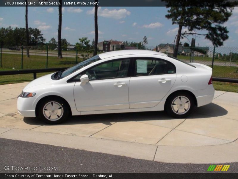 Taffeta White / Ivory 2008 Honda Civic Hybrid Sedan