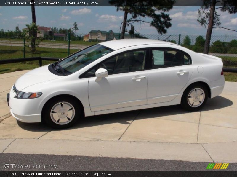 Taffeta White / Ivory 2008 Honda Civic Hybrid Sedan