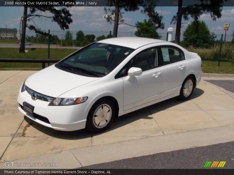 Taffeta White / Ivory 2008 Honda Civic Hybrid Sedan