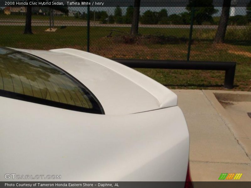Taffeta White / Ivory 2008 Honda Civic Hybrid Sedan