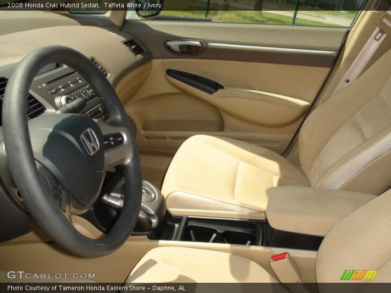 Taffeta White / Ivory 2008 Honda Civic Hybrid Sedan
