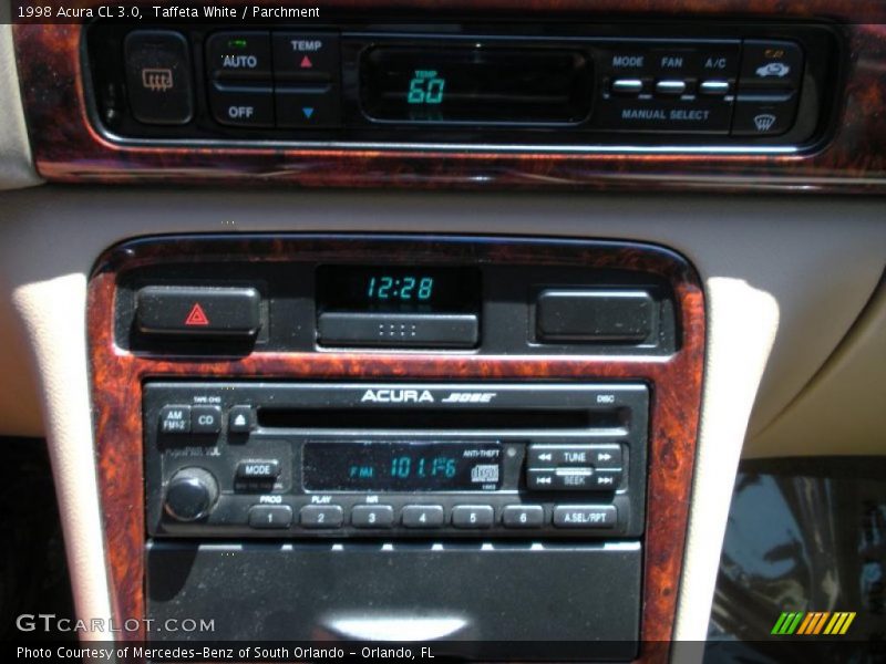 Taffeta White / Parchment 1998 Acura CL 3.0