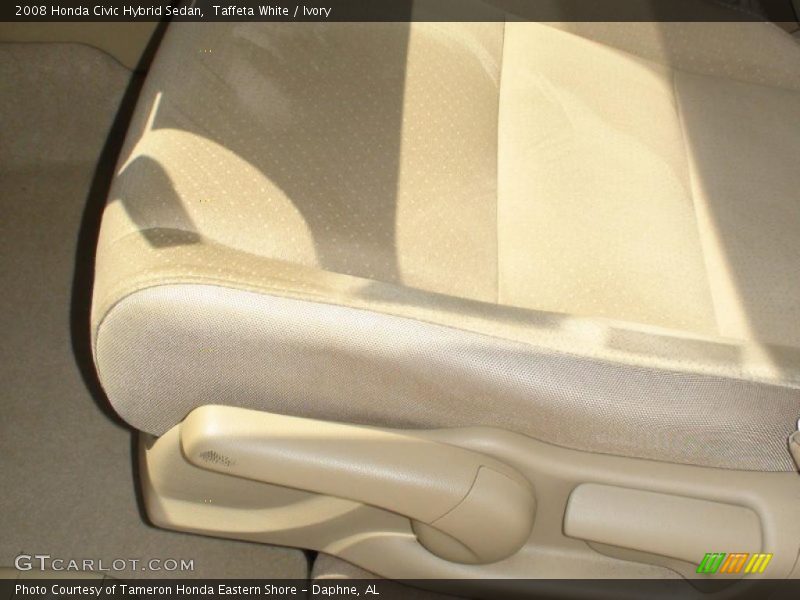 Taffeta White / Ivory 2008 Honda Civic Hybrid Sedan