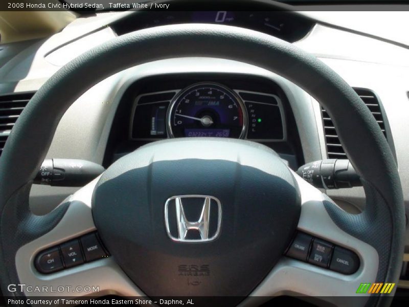Taffeta White / Ivory 2008 Honda Civic Hybrid Sedan