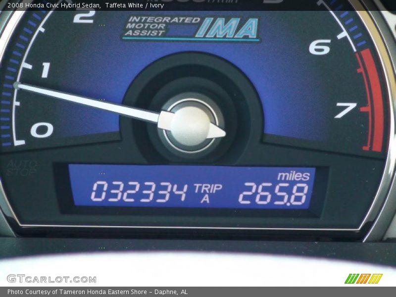 Taffeta White / Ivory 2008 Honda Civic Hybrid Sedan
