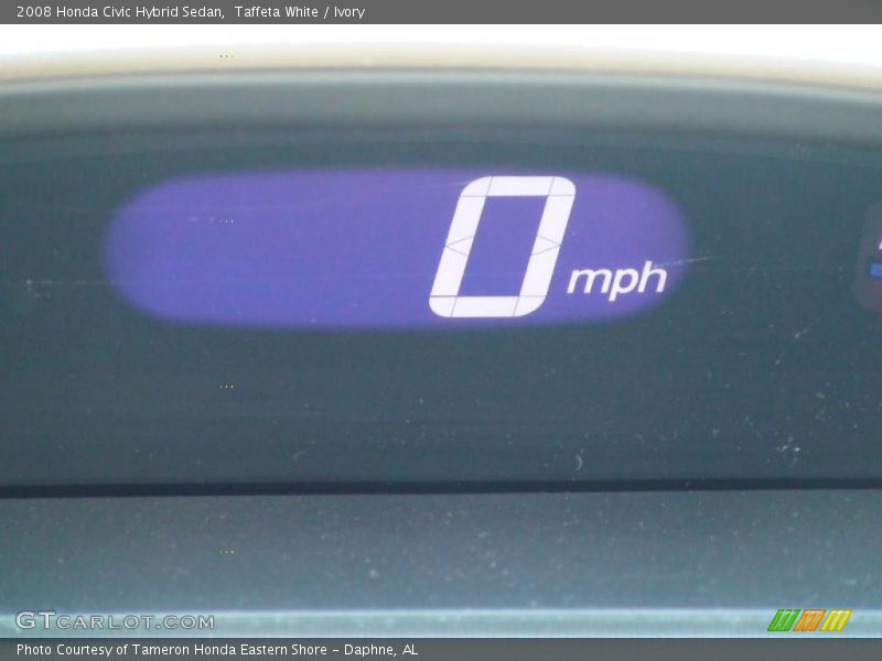 Taffeta White / Ivory 2008 Honda Civic Hybrid Sedan