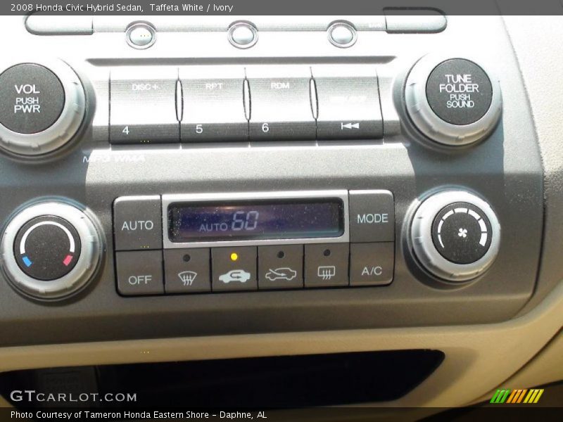 Taffeta White / Ivory 2008 Honda Civic Hybrid Sedan