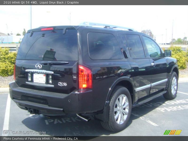 Liquid Onyx Black / Graphite 2010 Infiniti QX 56 4WD