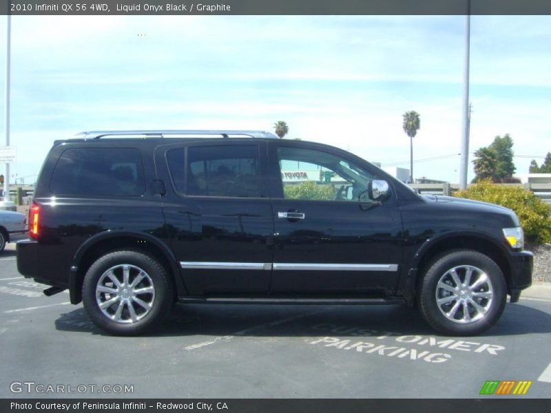 Liquid Onyx Black / Graphite 2010 Infiniti QX 56 4WD
