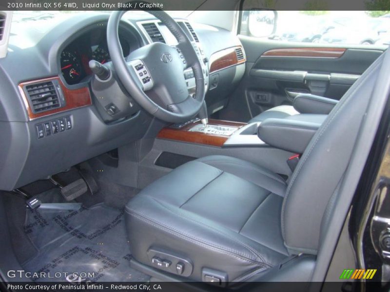 Liquid Onyx Black / Graphite 2010 Infiniti QX 56 4WD