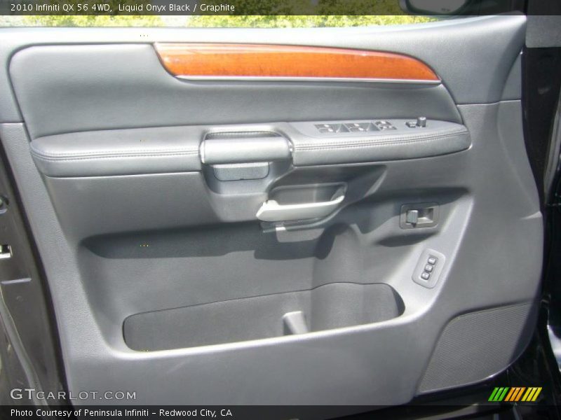Liquid Onyx Black / Graphite 2010 Infiniti QX 56 4WD
