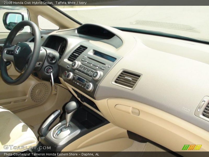 Taffeta White / Ivory 2008 Honda Civic Hybrid Sedan