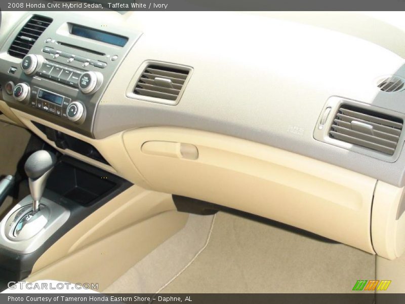 Taffeta White / Ivory 2008 Honda Civic Hybrid Sedan