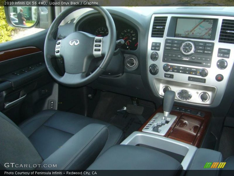 Liquid Onyx Black / Graphite 2010 Infiniti QX 56 4WD
