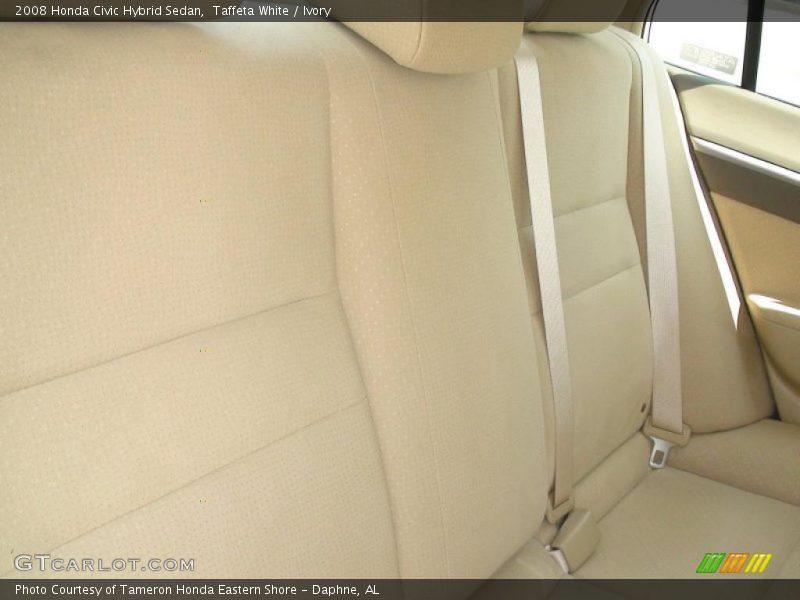 Taffeta White / Ivory 2008 Honda Civic Hybrid Sedan