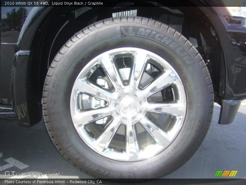 Liquid Onyx Black / Graphite 2010 Infiniti QX 56 4WD