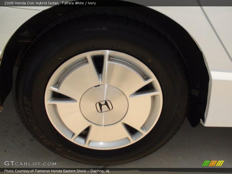 Taffeta White / Ivory 2008 Honda Civic Hybrid Sedan