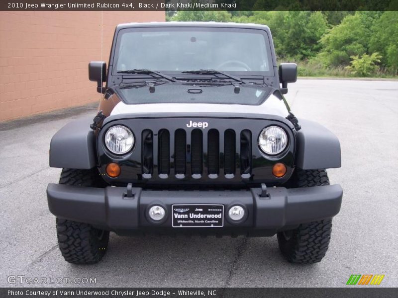 Black / Dark Khaki/Medium Khaki 2010 Jeep Wrangler Unlimited Rubicon 4x4