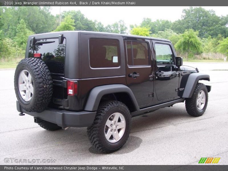 Black / Dark Khaki/Medium Khaki 2010 Jeep Wrangler Unlimited Rubicon 4x4