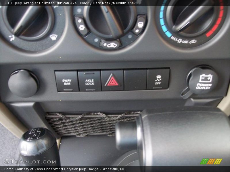 Black / Dark Khaki/Medium Khaki 2010 Jeep Wrangler Unlimited Rubicon 4x4