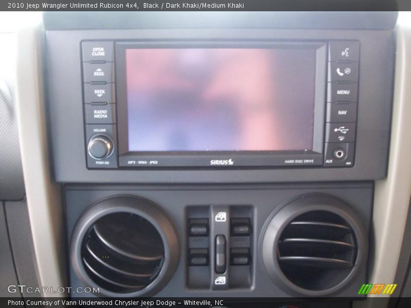 Black / Dark Khaki/Medium Khaki 2010 Jeep Wrangler Unlimited Rubicon 4x4
