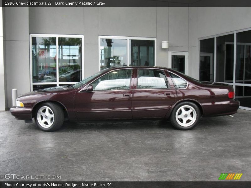 Dark Cherry Metallic / Gray 1996 Chevrolet Impala SS