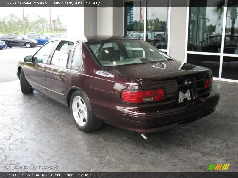 Dark Cherry Metallic / Gray 1996 Chevrolet Impala SS