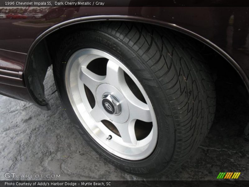 Dark Cherry Metallic / Gray 1996 Chevrolet Impala SS