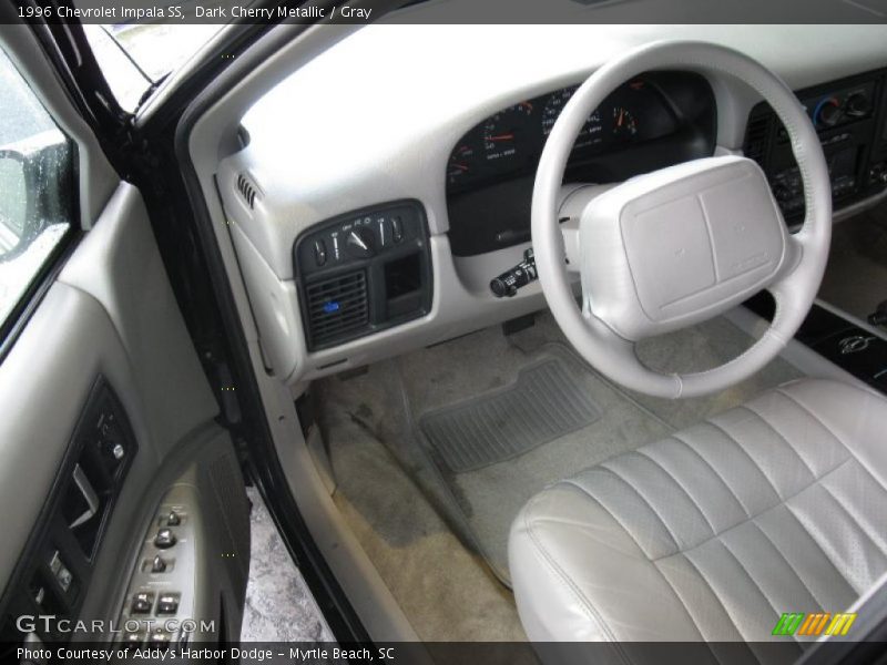 Dark Cherry Metallic / Gray 1996 Chevrolet Impala SS