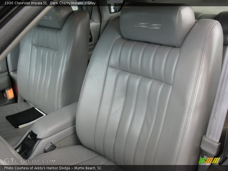 Dark Cherry Metallic / Gray 1996 Chevrolet Impala SS