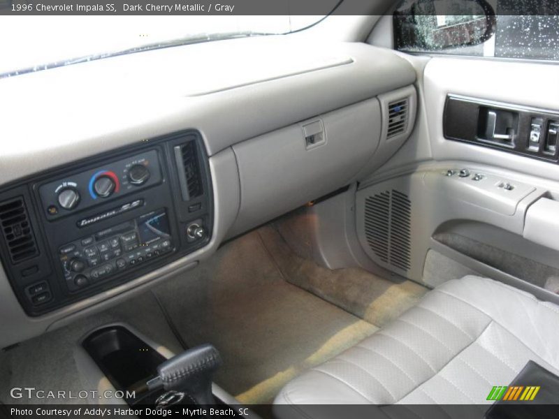 Dark Cherry Metallic / Gray 1996 Chevrolet Impala SS