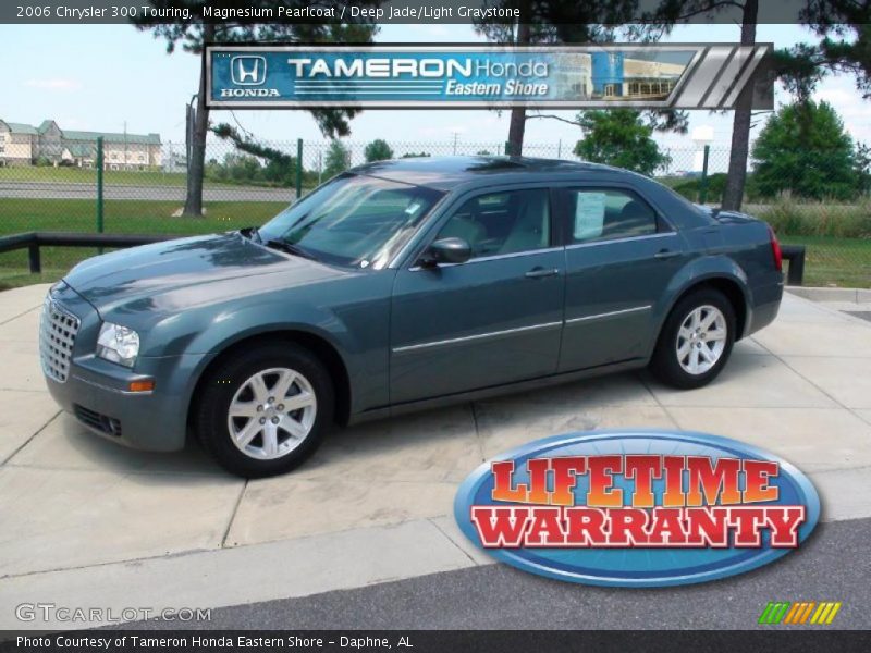 Magnesium Pearlcoat / Deep Jade/Light Graystone 2006 Chrysler 300 Touring