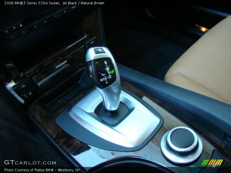 Jet Black / Natural Brown 2008 BMW 5 Series 528xi Sedan