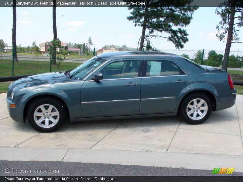 Magnesium Pearlcoat / Deep Jade/Light Graystone 2006 Chrysler 300 Touring