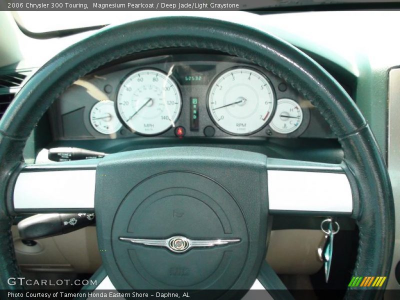 Magnesium Pearlcoat / Deep Jade/Light Graystone 2006 Chrysler 300 Touring