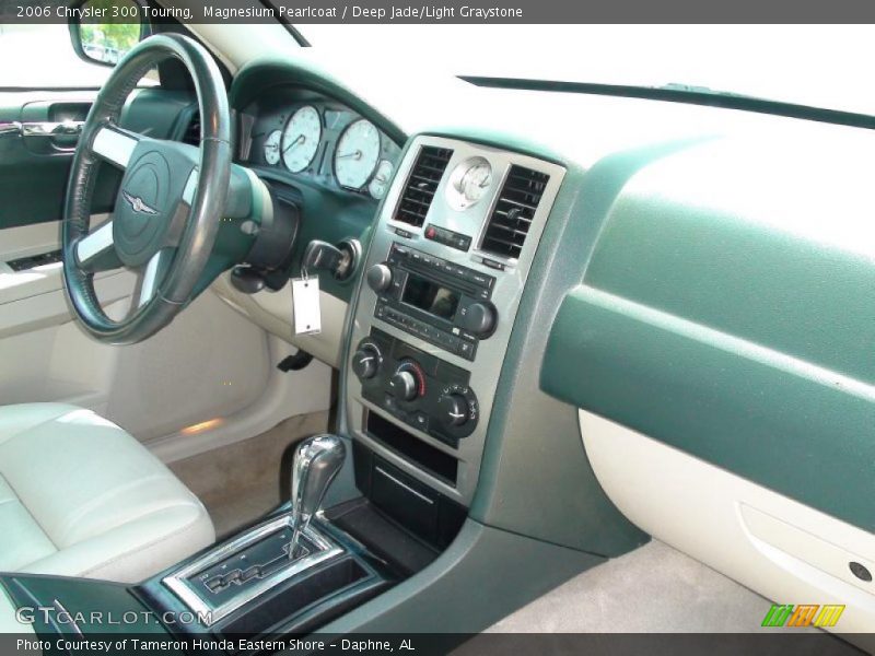 Magnesium Pearlcoat / Deep Jade/Light Graystone 2006 Chrysler 300 Touring