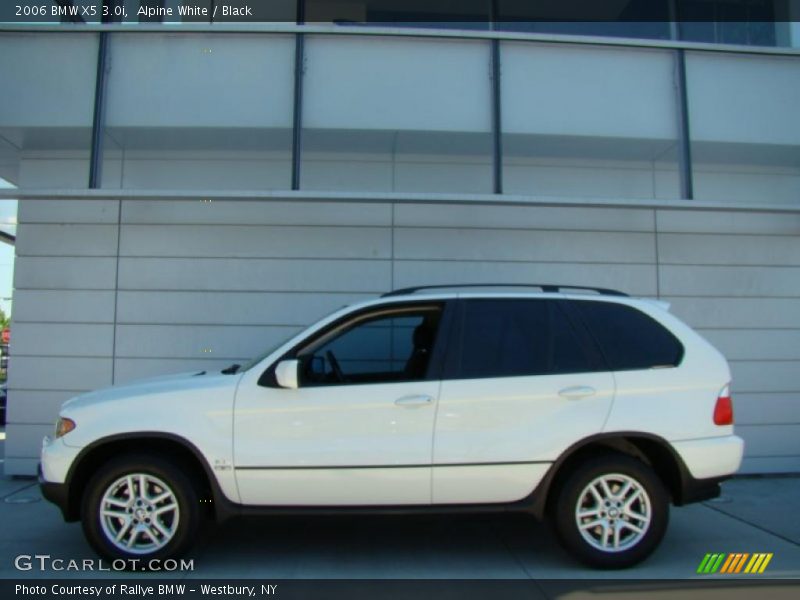 Alpine White / Black 2006 BMW X5 3.0i