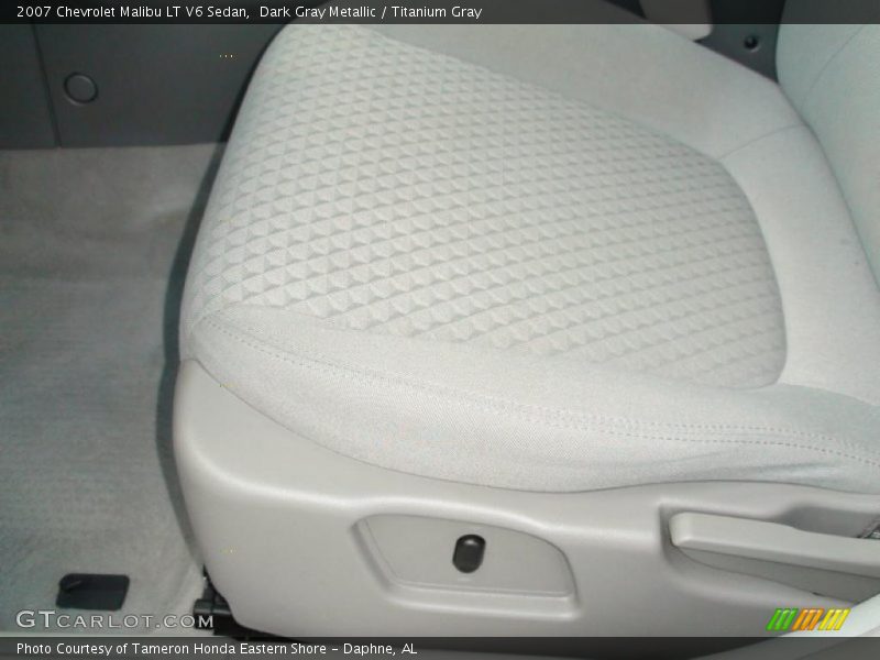 Dark Gray Metallic / Titanium Gray 2007 Chevrolet Malibu LT V6 Sedan
