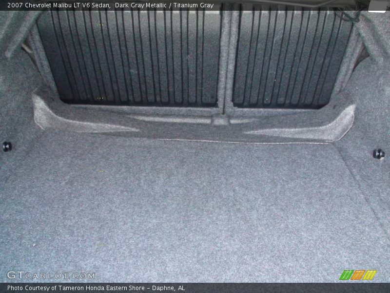 Dark Gray Metallic / Titanium Gray 2007 Chevrolet Malibu LT V6 Sedan