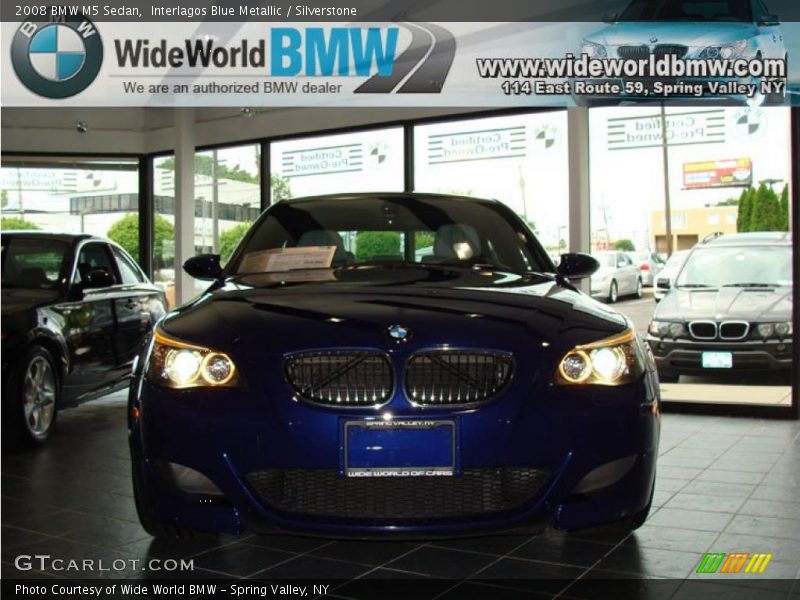 Interlagos Blue Metallic / Silverstone 2008 BMW M5 Sedan