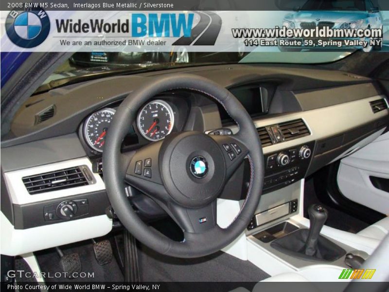 Interlagos Blue Metallic / Silverstone 2008 BMW M5 Sedan