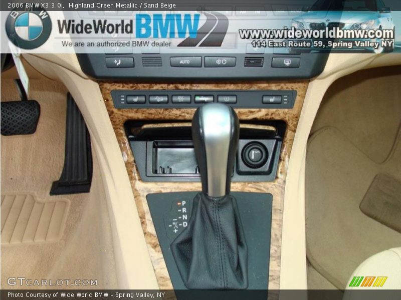 Highland Green Metallic / Sand Beige 2006 BMW X3 3.0i