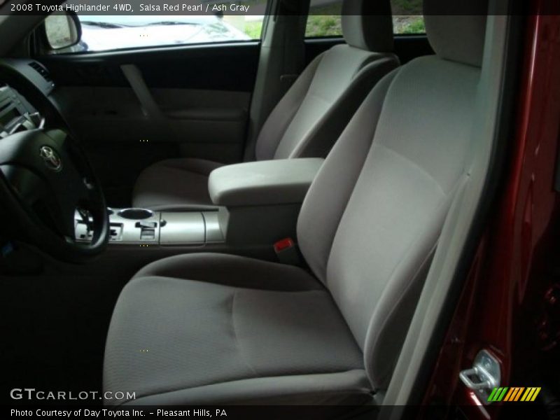 Salsa Red Pearl / Ash Gray 2008 Toyota Highlander 4WD