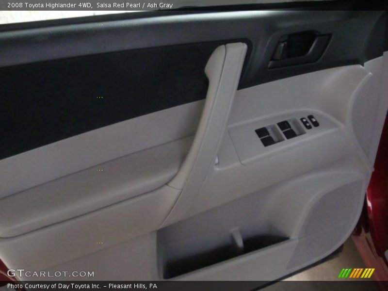 Salsa Red Pearl / Ash Gray 2008 Toyota Highlander 4WD