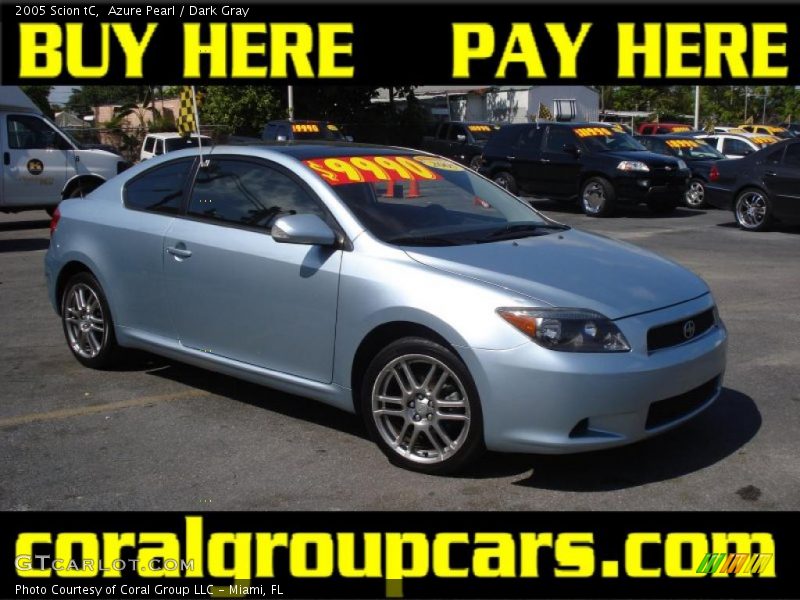 Azure Pearl / Dark Gray 2005 Scion tC