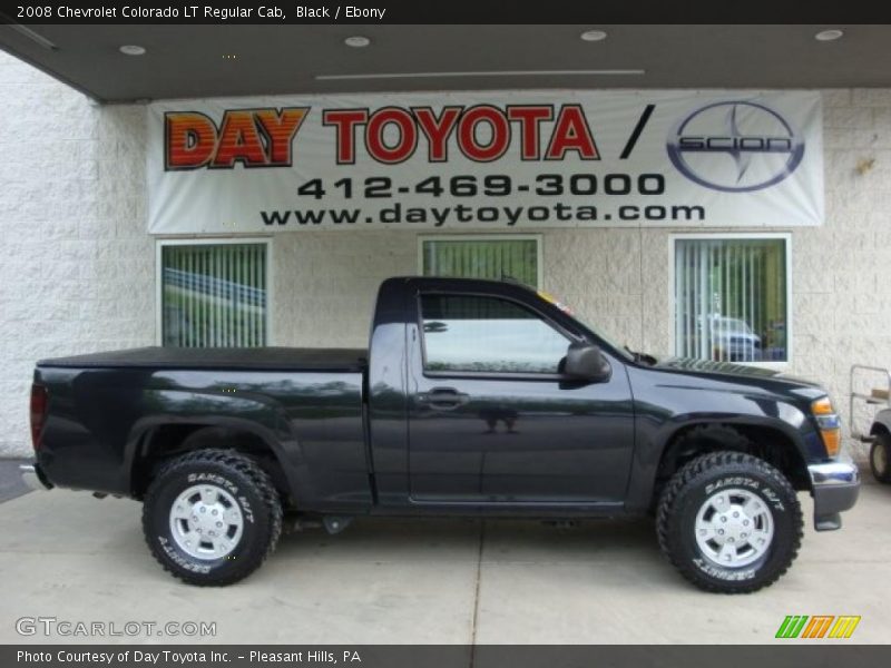 Black / Ebony 2008 Chevrolet Colorado LT Regular Cab