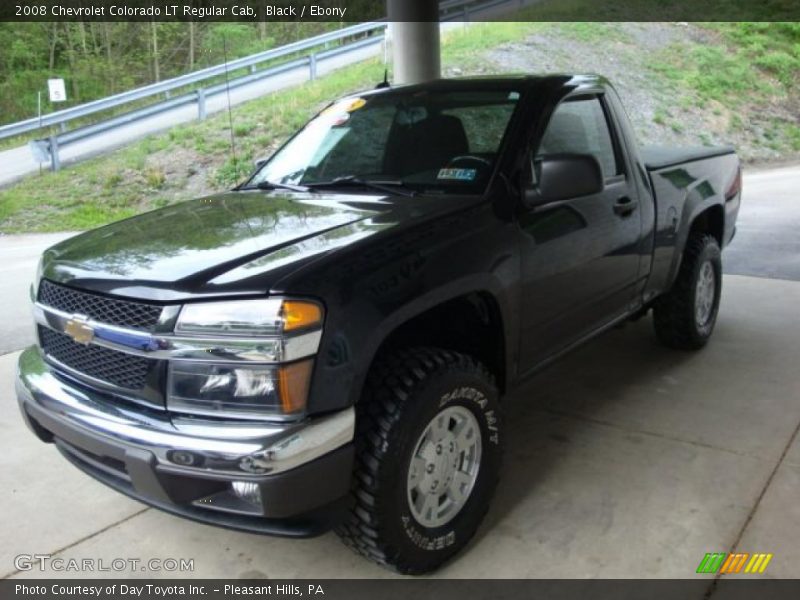 Black / Ebony 2008 Chevrolet Colorado LT Regular Cab