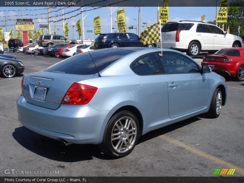 Azure Pearl / Dark Gray 2005 Scion tC