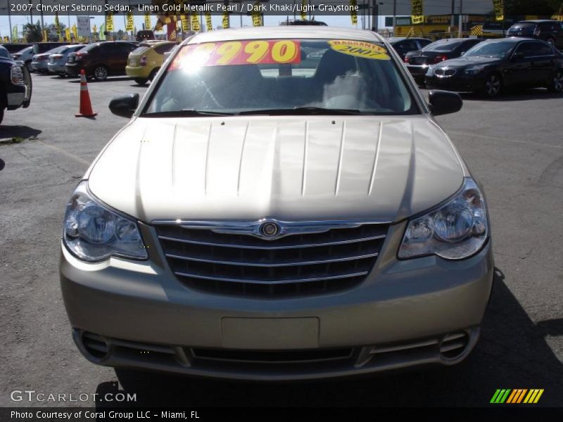 Linen Gold Metallic Pearl / Dark Khaki/Light Graystone 2007 Chrysler Sebring Sedan