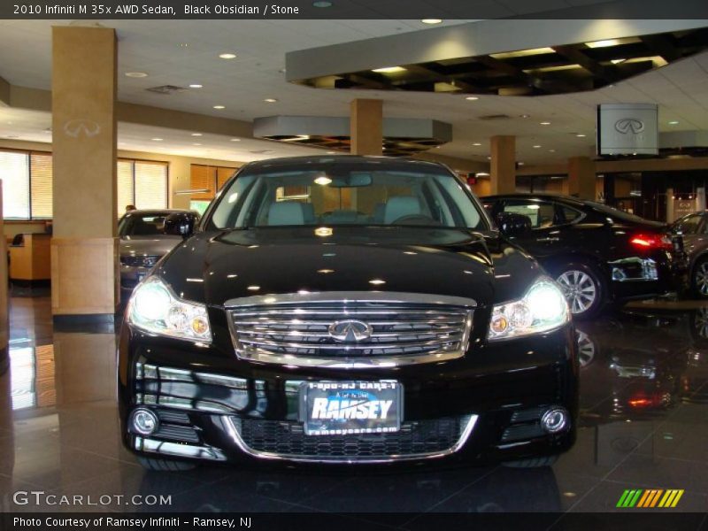Black Obsidian / Stone 2010 Infiniti M 35x AWD Sedan